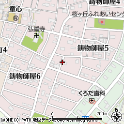 井戸新聞店周辺の地図