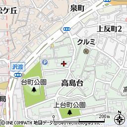 神奈川県横浜市神奈川区高島台23周辺の地図
