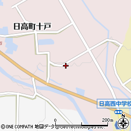 兵庫県豊岡市日高町十戸317-2周辺の地図