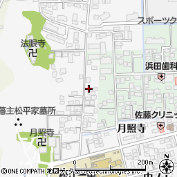 島根県松江市外中原町鷹匠町136周辺の地図