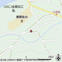岐阜県恵那市長島町久須見474周辺の地図