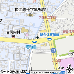 ＢＭＯ松江店周辺の地図