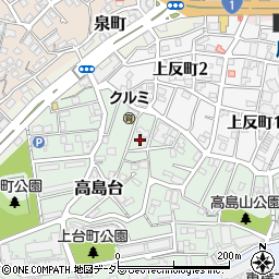 神奈川県横浜市神奈川区高島台14-4周辺の地図