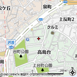 神奈川県横浜市神奈川区高島台23-1周辺の地図