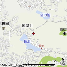 島根県松江市国屋町国屋上周辺の地図