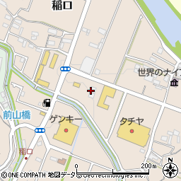 ダスキン　関稲口支店周辺の地図