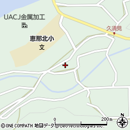 岐阜県恵那市長島町久須見472周辺の地図