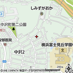 神奈川県横浜市旭区中沢1丁目63周辺の地図