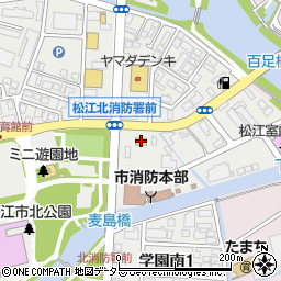 ファミリーマート松江学園南店周辺の地図