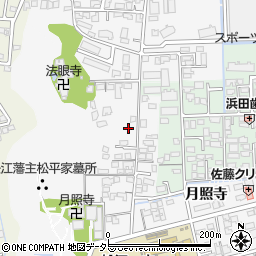 島根県松江市外中原町鷹匠町159-2周辺の地図