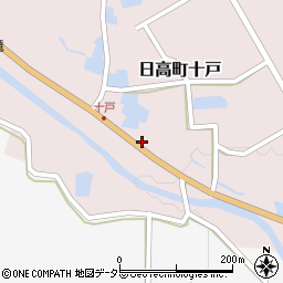 兵庫県豊岡市日高町十戸86周辺の地図