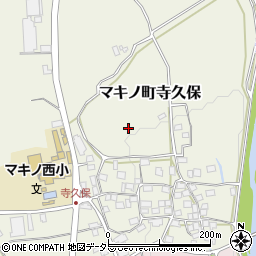 滋賀県高島市マキノ町寺久保周辺の地図
