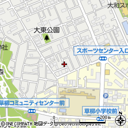 小田テラスハウス周辺の地図