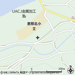 岐阜県恵那市長島町久須見162周辺の地図