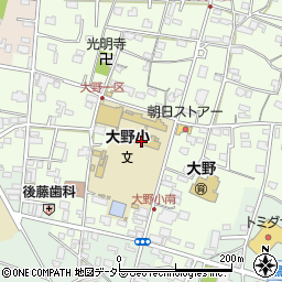 大野町立大野小学校周辺の地図