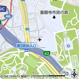 神奈川県横浜市神奈川区三ツ沢西町10-6周辺の地図