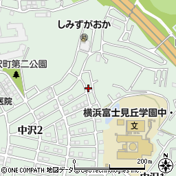 神奈川県横浜市旭区中沢1丁目64周辺の地図