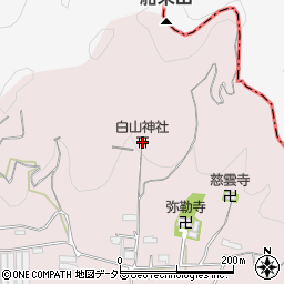 白山神社周辺の地図