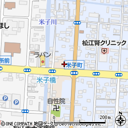 島根県松江市米子町54周辺の地図