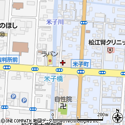 島根県松江市米子町57周辺の地図