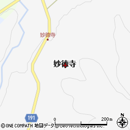 鳥取県鳥取市妙徳寺周辺の地図