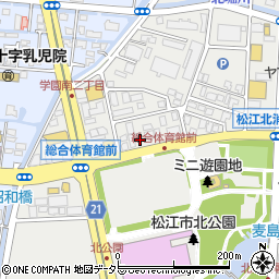 拉麺屋神楽 松江店周辺の地図
