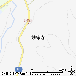 鳥取県鳥取市妙徳寺周辺の地図