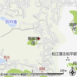 島根県松江市国屋町国屋上322周辺の地図