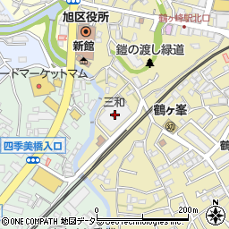 ダイソー三和鶴ヶ峰店周辺の地図