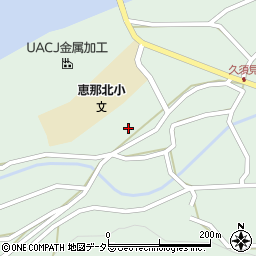 岐阜県恵那市長島町久須見170周辺の地図