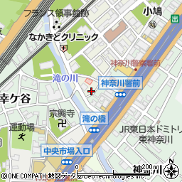 神奈川本町2-14☆akippa駐車場周辺の地図