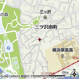 アップルハウス三ッ沢南町周辺の地図