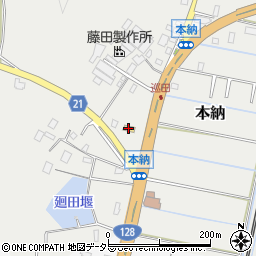 セブンイレブン茂原渋谷店周辺の地図
