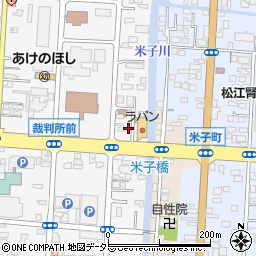 島根県松江市母衣町180-11周辺の地図