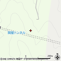 関屋トンネル周辺の地図