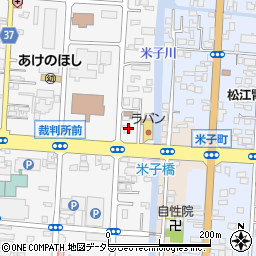 島根県松江市母衣町180-24周辺の地図