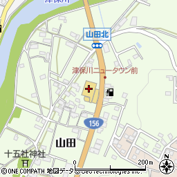 ダイソー関南店周辺の地図