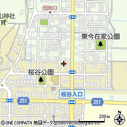 鳥取県鳥取市桜谷8-14周辺の地図