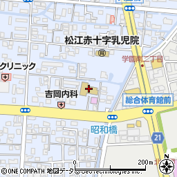 島根県歯科技術専門学校　歯科衛生士科周辺の地図