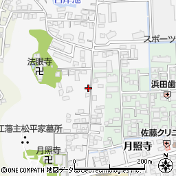 島根県松江市外中原町鷹匠町150-2周辺の地図