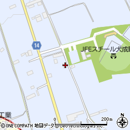 千葉県市原市犬成1054-1周辺の地図