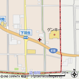 岐阜県加茂郡富加町羽生263-2周辺の地図