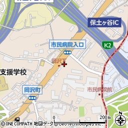 神奈川県横浜市保土ケ谷区岡沢町149-1周辺の地図