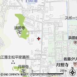 島根県松江市外中原町鷹匠町150-3周辺の地図