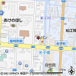 島根県松江市母衣町180周辺の地図