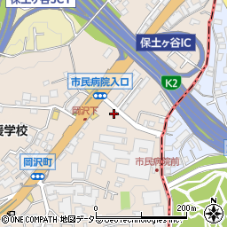神奈川県横浜市保土ケ谷区岡沢町62-6周辺の地図