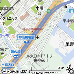 担々麺工房 神奈川店周辺の地図