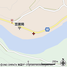 岐阜県恵那市笠置町姫栗1517周辺の地図