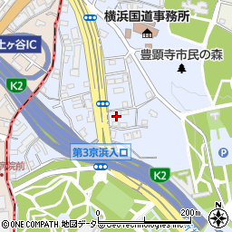 ハイアート三ッ沢周辺の地図