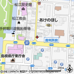 島根県松江市殿町336周辺の地図